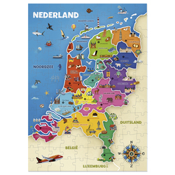 Ik Leer Kaart van Nederland